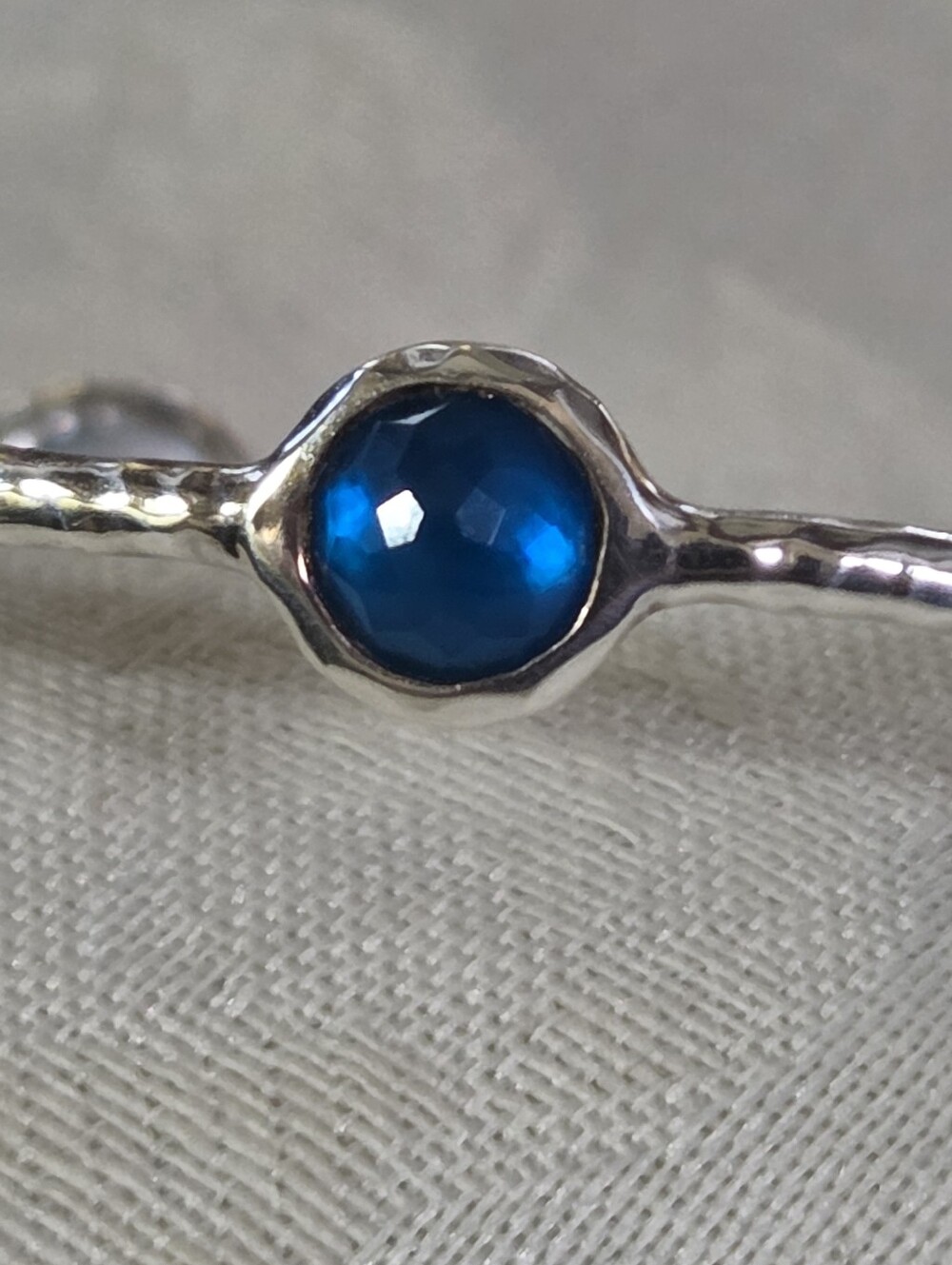 Ippolita Rock Candy 5 Stone Bangle Bracelet, Quartz, MOP, SS - Picture 9 of 14